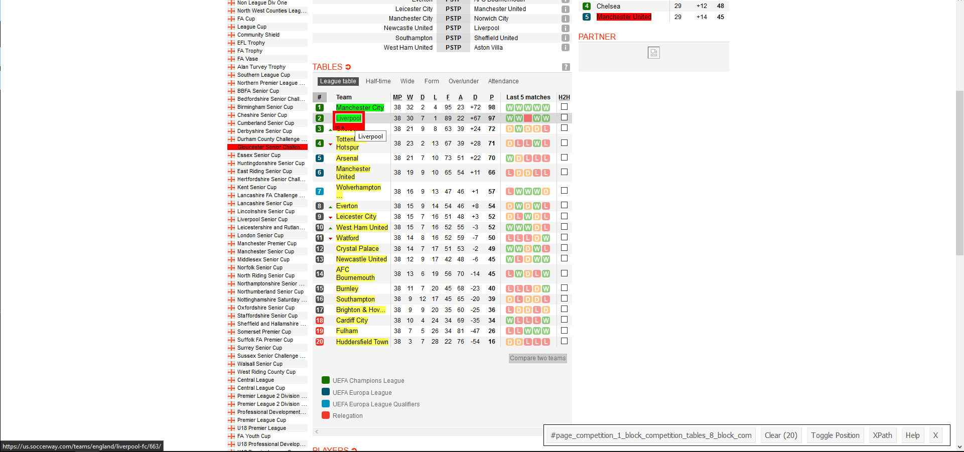 How to scrape SoccerSTATS.com